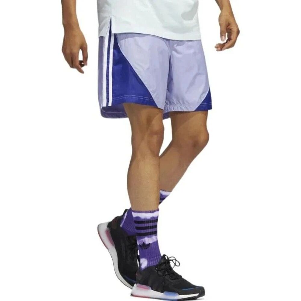 Adidas Originals Summer SST Lifestyle Shorts Purple HC2099 Men's XL NEW